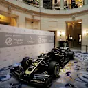THE ROYAL AUTOMOBILE CLUB, UNITED KINGDOM - FEBRUARY 07: Haas F1 Team VF-18 with 2019 new livery during the Haas Livery Launch at The Royal Automobile Club on February 07, 2019 in The Royal Automobile Club, United Kingdom. (Photo by Joe Portlock / LAT Images)