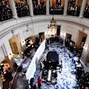 THE ROYAL AUTOMOBILE CLUB, UNITED KINGDOM - FEBRUARY 07: Kevin Magnussen, Haas F1 Team and Romain Grosjean, Haas F1 Team unveil the new Haas 2019 livery during the Haas Livery Launch at The Royal Automobile Club on February 07, 2019 in The Royal Automobile Club, United Kingdom. (Photo by Sam Bloxham / LAT Images)