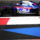 MEXICO CITY, MEXICO - OCTOBER 25: Pierre Gasly of France driving the (10) Scuderia Toro Rosso STR14 Honda on track during practice for the F1 Grand Prix of Mexico at Autodromo Hermanos Rodriguez on October 25, 2019 in Mexico City, Mexico. (Photo by Dan Istitene/Getty Images)