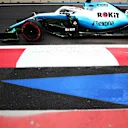 MEXICO CITY, MEXICO - OCTOBER 25: George Russell of Great Britain driving the (63) Rokit Williams Racing FW42 Mercedes on track during practice for the F1 Grand Prix of Mexico at Autodromo Hermanos Rodriguez on October 25, 2019 in Mexico City, Mexico. (Photo by Dan Istitene/Getty Images)
