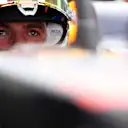 MEXICO CITY, MEXICO - OCTOBER 26: Max Verstappen of Netherlands and Red Bull Racing prepares to drive in the garage during qualifying for the F1 Grand Prix of Mexico at Autodromo Hermanos Rodriguez on October 26, 2019 in Mexico City, Mexico. (Photo by Mark Thompson/Getty Images)