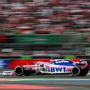MEXICO CITY, MEXICO - OCTOBER 27: Lance Stroll of Canada driving the (18) Racing Point RP19 Mercedes on track during the F1 Grand Prix of Mexico at Autodromo Hermanos Rodriguez on October 27, 2019 in Mexico City, Mexico. (Photo by Mark Thompson/Getty Images)