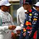 MONTE CARLO, MONACO - MAY 25: Lewis Hamilton, Mercedes AMG F1, celebrates pole postion during the Monaco GP at Monte Carlo on May 25, 2019 in Monte Carlo, Monaco. (Photo by Andy Hone / LAT Images)