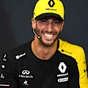 MONTE CARLO, MONACO - MAY 22: Daniel Ricciardo, Renault F1 Team in Press Conference during the Monaco GP at Monte Carlo on May 22, 2019 in Monte Carlo, Monaco. (Photo by Gareth Harford / Sutton Images)
