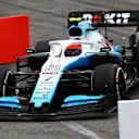 SOCHI, RUSSIA - SEPTEMBER 27: Robert Kubica of Poland driving the (88) Rokit Williams Racing FW42 Mercedes runs wide during practice for the F1 Grand Prix of Russia at Sochi Autodrom on September 27, 2019 in Sochi, Russia. (Photo by Mark Thompson/Getty Images)