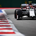 SOCHI, RUSSIA - SEPTEMBER 27: Antonio Giovinazzi of Italy driving the (99) Alfa Romeo Racing C38 Ferrari on track during practice for the F1 Grand Prix of Russia at Sochi Autodrom on September 27, 2019 in Sochi, Russia. (Photo by Clive Mason/Getty Images)