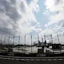 SOCHI, RUSSIA - SEPTEMBER 28: George Russell of Great Britain driving the (63) Rokit Williams Racing FW42 Mercedes on track during final practice for the F1 Grand Prix of Russia at Sochi Autodrom on September 28, 2019 in Sochi, Russia. (Photo by Charles Coates/Getty Images)