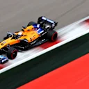 SOCHI, RUSSIA - SEPTEMBER 28: Carlos Sainz of Spain driving the (55) McLaren F1 Team MCL34 Renault on track during final practice for the F1 Grand Prix of Russia at Sochi Autodrom on September 28, 2019 in Sochi, Russia. (Photo by Mark Thompson/Getty Images)