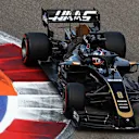 SOCHI, RUSSIA - SEPTEMBER 28: Romain Grosjean of France driving the (8) Haas F1 Team VF-19 Ferrari on track during final practice for the F1 Grand Prix of Russia at Sochi Autodrom on September 28, 2019 in Sochi, Russia. (Photo by Mark Thompson/Getty Images)