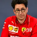 CIRCUIT DE BARCELONA-CATALUNYA, SPAIN - MAY 10: Mattia Binotto, Team Principal Ferrari, in the team principals Press Conference during the Spanish GP at Circuit de Barcelona-Catalunya on May 10, 2019 in Circuit de Barcelona-Catalunya, Spain. (Photo by Simon Galloway / Sutton Images)