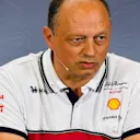 CIRCUIT DE BARCELONA-CATALUNYA, SPAIN - MAY 10: Frederic Vasseur, Team Principal, Alfa Romeo Racing, in the team principals Press Conference during the Spanish GP at Circuit de Barcelona-Catalunya on May 10, 2019 in Circuit de Barcelona-Catalunya, Spain. (Photo by Simon Galloway / Sutton Images)