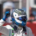 CIRCUIT DE BARCELONA-CATALUNYA, SPAIN - MAY 11: Valtteri Bottas, Mercedes AMG F1, celebrates pole during the Spanish GP at Circuit de Barcelona-Catalunya on May 11, 2019 in Circuit de Barcelona-Catalunya, Spain. (Photo by Simon Galloway / Sutton Images)