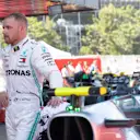 CIRCUIT DE BARCELONA-CATALUNYA, SPAIN - MAY 12: Valtteri Bottas, Mercedes AMG F1, 2nd position, in Parc Ferme during the Spanish GP at Circuit de Barcelona-Catalunya on May 12, 2019 in Circuit de Barcelona-Catalunya, Spain. (Photo by Simon Galloway / Sutton Images)