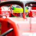 BAHRAIN INTERNATIONAL CIRCUIT, BAHRAIN - APRIL 02: Mick Schumacher, Ferrari SF90 during the Bahrain April testing at Bahrain International Circuit on April 02, 2019 in Bahrain International Circuit, Bahrain. (Photo by Joe Portlock / LAT Images)