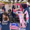 BAHRAIN INTERNATIONAL CIRCUIT, BAHRAIN - APRIL 02: Lance Stroll, Racing Point RP19 during the Bahrain April testing at Bahrain International Circuit on April 02, 2019 in Bahrain International Circuit, Bahrain. (Photo by Jerry Andre / Sutton Images)