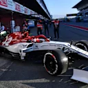 CIRCUIT DE BARCELONA-CATALUNYA, SPAIN - FEBRUARY 18: Kimi Raikkonen, Alfa Romeo Racing C38 during the Pre-season Test at Circuit de Barcelona-Catalunya on February 18, 2019 in Circuit de Barcelona-Catalunya, Spain. (Photo by Mark Sutton / Sutton Images)