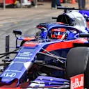 CIRCUIT DE BARCELONA-CATALUNYA, SPAIN - FEBRUARY 18: Daniil Kvyat, Scuderia Toro Rosso STR14 during the Pre-season Test at Circuit de Barcelona-Catalunya on February 18, 2019 in Circuit de Barcelona-Catalunya, Spain. (Photo by Mark Sutton / Sutton Images)