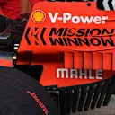 CIRCUIT DE BARCELONA-CATALUNYA, SPAIN - FEBRUARY 18: Ferrari SF90 rear wing detail during the Pre-season Test at Circuit de Barcelona-Catalunya on February 18, 2019 in Circuit de Barcelona-Catalunya, Spain. (Photo by Mark Sutton / Sutton Images)
