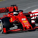 CIRCUIT DE BARCELONA-CATALUNYA, SPAIN - FEBRUARY 18: Sebastian Vettel, Ferrari SF90 during the Pre-season Test at Circuit de Barcelona-Catalunya on February 18, 2019 in Circuit de Barcelona-Catalunya, Spain. (Photo by Andy Hone / LAT Images)
