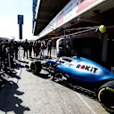 CIRCUIT DE BARCELONA-CATALUNYA, SPAIN - FEBRUARY 18: Photographers shoot the new Williams FW42 during the Barcelona February testing at Circuit de Barcelona-Catalunya on February 18, 2019 in Circuit de Barcelona-Catalunya, Spain. (Photo by Andy Hone / LAT Images)