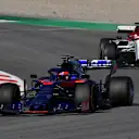 CIRCUIT DE BARCELONA-CATALUNYA, SPAIN - FEBRUARY 18: Daniil Kvyat, Scuderia Toro Rosso STR14 during the Barcelona February testing at Circuit de Barcelona-Catalunya on February 18, 2019 in Circuit de Barcelona-Catalunya, Spain. (Photo by Mark Sutton / Sutton Images)