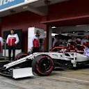 CIRCUIT DE BARCELONA-CATALUNYA, SPAIN - FEBRUARY 20: Circuit de Barcelona-Catalunya during the Barcelona February testing at Circuit de Barcelona-Catalunya on February 20, 2019 in Circuit de Barcelona-Catalunya, Spain.