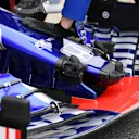 CIRCUIT DE BARCELONA-CATALUNYA, SPAIN - FEBRUARY 20: Scuderia Toro Rosso STR14 nose and front wing with sensors during the Barcelona February testing at Circuit de Barcelona-Catalunya on February 20, 2019 in Circuit de Barcelona-Catalunya, Spain. (Photo by Mark Sutton / Sutton Images)