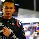 CIRCUIT DE BARCELONA-CATALUNYA, SPAIN - FEBRUARY 19: Alex Albon, Scuderia Toro Rosso during the Barcelona February testing at Circuit de Barcelona-Catalunya on February 19, 2019 in Circuit de Barcelona-Catalunya, Spain. (Photo by Andy Hone / LAT Images)