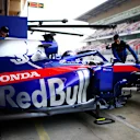 CIRCUIT DE BARCELONA-CATALUNYA, SPAIN - MARCH 01: Daniil Kvyat, Scuderia Toro Rosso STR14 during the Barcelona February testing II at Circuit de Barcelona-Catalunya on March 01, 2019 in Circuit de Barcelona-Catalunya, Spain. (Photo by Andy Hone / LAT Images)