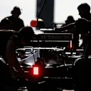 CIRCUIT DE BARCELONA-CATALUNYA, SPAIN - MARCH 01: Romain Grosjean, Haas F1 Team VF-19 pit stop during the Barcelona February testing II at Circuit de Barcelona-Catalunya on March 01, 2019 in Circuit de Barcelona-Catalunya, Spain. (Photo by Glenn Dunbar / LAT Images)
