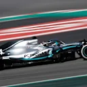 CIRCUIT DE BARCELONA-CATALUNYA, SPAIN - FEBRUARY 26: Lewis Hamilton, Mercedes-AMG F1 W10 EQ Power+ during the Barcelona February testing II at Circuit de Barcelona-Catalunya on February 26, 2019 in Circuit de Barcelona-Catalunya, Spain. (Photo by Zak Mauger / LAT Images)
