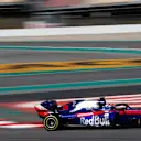 CIRCUIT DE BARCELONA-CATALUNYA, SPAIN - FEBRUARY 26: Alex Albon, Scuderia Toro Rosso STR14 during the Barcelona February testing II at Circuit de Barcelona-Catalunya on February 26, 2019 in Circuit de Barcelona-Catalunya, Spain. (Photo by Zak Mauger / LAT Images)