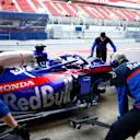 CIRCUIT DE BARCELONA-CATALUNYA, SPAIN - FEBRUARY 28: Alex Albon, Scuderia Toro Rosso STR14 during the Barcelona February testing II at Circuit de Barcelona-Catalunya on February 28, 2019 in Circuit de Barcelona-Catalunya, Spain. (Photo by Andy Hone / LAT Images)