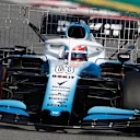 CIRCUIT DE BARCELONA-CATALUNYA, SPAIN - FEBRUARY 28: George Russell, Williams FW42 with aero sensors during the Barcelona February testing II at Circuit de Barcelona-Catalunya on February 28, 2019 in Circuit de Barcelona-Catalunya, Spain. (Photo by Glenn Dunbar / LAT Images)
