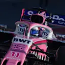 CIRCUIT DE BARCELONA-CATALUNYA, SPAIN - FEBRUARY 27: Sergio Perez, SportPesa Racing Point F1 Team RP19 during the Barcelona February testing II at Circuit de Barcelona-Catalunya on February 27, 2019 in Circuit de Barcelona-Catalunya, Spain. (Photo by Jerry Andre / Sutton Images)