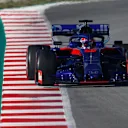 CIRCUIT DE BARCELONA-CATALUNYA, SPAIN - FEBRUARY 27: Daniil Kvyat, Scuderia Toro Rosso STR14 during the Barcelona February testing II at Circuit de Barcelona-Catalunya on February 27, 2019 in Circuit de Barcelona-Catalunya, Spain. (Photo by Glenn Dunbar / LAT Images)
