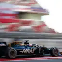 CIRCUIT DE BARCELONA-CATALUNYA, SPAIN - FEBRUARY 27: Romain Grosjean, Haas F1 Team VF-19 during the Barcelona February testing II at Circuit de Barcelona-Catalunya on February 27, 2019 in Circuit de Barcelona-Catalunya, Spain. (Photo by Andy Hone / LAT Images)