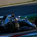 CIRCUIT DE BARCELONA-CATALUNYA, SPAIN - FEBRUARY 27: Lewis Hamilton, Mercedes-AMG F1 W10 EQ Power+ during the Barcelona February testing II at Circuit de Barcelona-Catalunya on February 27, 2019 in Circuit de Barcelona-Catalunya, Spain. (Photo by Andy Hone / LAT Images)