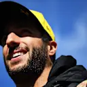 AUSTIN, TEXAS - NOVEMBER 02: Daniel Ricciardo of Australia and Renault Sport F1 walks in the Paddock before final practice for the F1 Grand Prix of USA at Circuit of The Americas on November 02, 2019 in Austin, Texas. (Photo by Clive Mason/Getty Images)