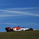 AUSTIN, TEXAS - NOVEMBER 02: Kimi Raikkonen of Finland driving the (7) Alfa Romeo Racing C38 Ferrari on track during final practice for the F1 Grand Prix of USA at Circuit of The Americas on November 02, 2019 in Austin, Texas. (Photo by Clive Mason/Getty Images)