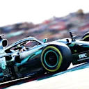 AUSTIN, TEXAS - NOVEMBER 02: Lewis Hamilton of Great Britain driving the (44) Mercedes AMG Petronas F1 Team Mercedes W10 on track during qualifying for the F1 Grand Prix of USA at Circuit of The Americas on November 02, 2019 in Austin, Texas. (Photo by Dan Istitene/Getty Images)