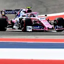 AUSTIN, TEXAS - NOVEMBER 02: Lance Stroll of Canada driving the (18) Racing Point RP19 Mercedes on track during final practice for the F1 Grand Prix of USA at Circuit of The Americas on November 02, 2019 in Austin, Texas. (Photo by Mark Thompson/Getty Images)