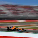AUSTIN, TEXAS - NOVEMBER 03: Lando Norris of Great Britain driving the (4) McLaren F1 Team MCL34 Renault on track during the F1 Grand Prix of USA at Circuit of The Americas on November 03, 2019 in Austin, Texas. (Photo by Clive Mason/Getty Images)