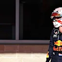 AUSTIN, TEXAS - NOVEMBER 03: Third placed Max Verstappen of Netherlands and Red Bull Racing looks on  in parc ferme during the F1 Grand Prix of USA at Circuit of The Americas on November 03, 2019 in Austin, Texas. (Photo by Mark Thompson/Getty Images)