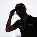 NORTHAMPTON, ENGLAND - AUGUST 07: Nicholas Latifi of Canada and Williams walks in the Paddock before practice for the F1 70th Anniversary Grand Prix at Silverstone on August 07, 2020 in Northampton, England. (Photo by Mario Renzi - Formula 1/Formula 1 via Getty Images)