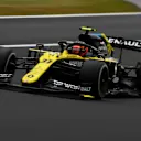 NORTHAMPTON, ENGLAND - AUGUST 07: Esteban Ocon of France driving the (31) Renault Sport Formula One Team RS20 on track during practice for the F1 70th Anniversary Grand Prix at Silverstone on August 07, 2020 in Northampton, England. (Photo by Rudy Carezzevoli/Getty Images)
