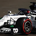 NORTHAMPTON, ENGLAND - AUGUST 08: Daniil Kvyat of Russia driving the (26) Scuderia AlphaTauri AT01 Honda on track during final practice for the F1 70th Anniversary Grand Prix at Silverstone on August 08, 2020 in Northampton, England. (Photo by Bryn Lennon/Getty Images)