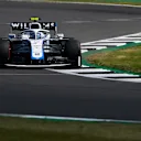 NORTHAMPTON, ENGLAND - AUGUST 08: Nicholas Latifi of Canada driving the (6) Williams Racing FW43 Mercedes drives on track during final practice for the F1 70th Anniversary Grand Prix at Silverstone on August 08, 2020 in Northampton, England. (Photo by Rudy Carezzevoli/Getty Images)