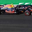NORTHAMPTON, ENGLAND - AUGUST 08: Alexander Albon of Thailand driving the (23) Aston Martin Red Bull Racing RB16 during final practice for the F1 70th Anniversary Grand Prix at Silverstone on August 08, 2020 in Northampton, England. (Photo by Clive Mason - Formula 1/Formula 1 via Getty Images)