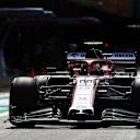 NORTHAMPTON, ENGLAND - AUGUST 08: Antonio Giovinazzi of Italy driving the (99) Alfa Romeo Racing C39 Ferrari in the Pitlane during qualifying for the F1 70th Anniversary Grand Prix at Silverstone on August 08, 2020 in Northampton, England. (Photo by Mark Thompson/Getty Images)